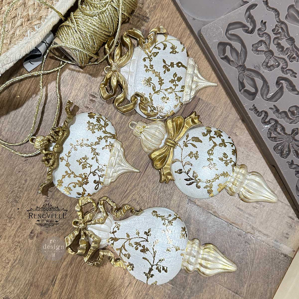 Bright Baubles | 5"x10" | Decor Moulds for Crafts | Redesign with Prima