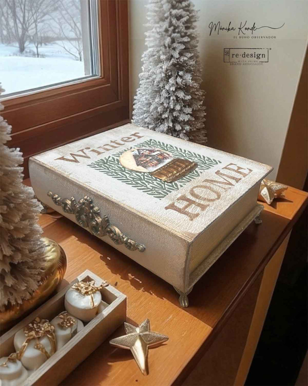 Glitter And Glow | 5"x10" | Decor Moulds for Crafts | Redesign with Prima