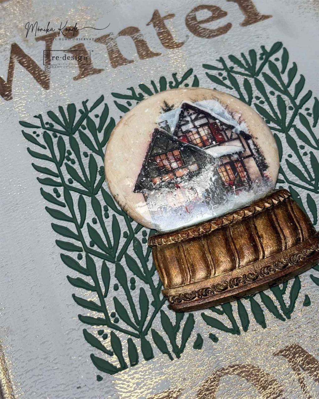 Glitter And Glow | 5"x10" | Decor Moulds for Crafts | Redesign with Prima