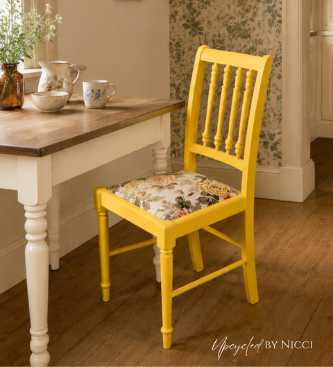Golden Hour | Dixie Belle Silk Paint | warm yellow | Furniture Paint