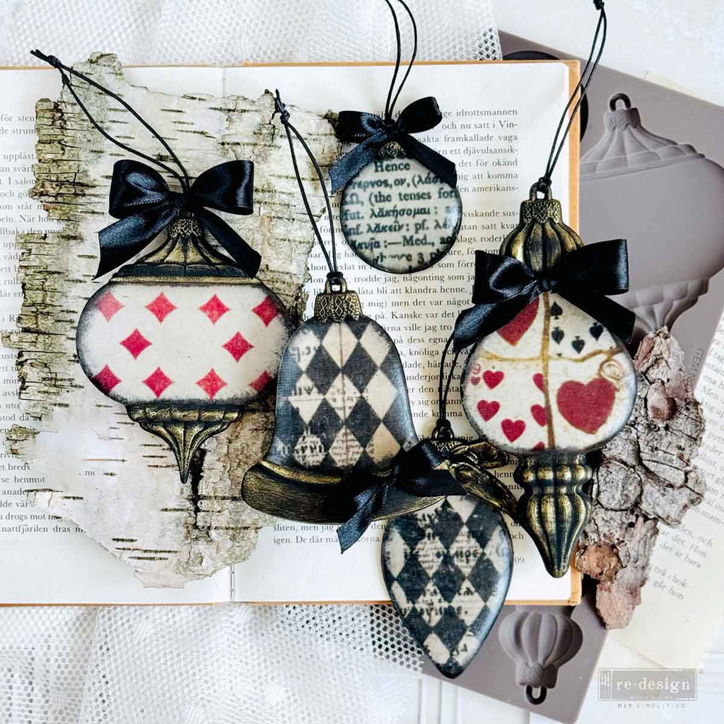 Bright Baubles | 5"x10" | Decor Moulds for Crafts | Redesign with Prima