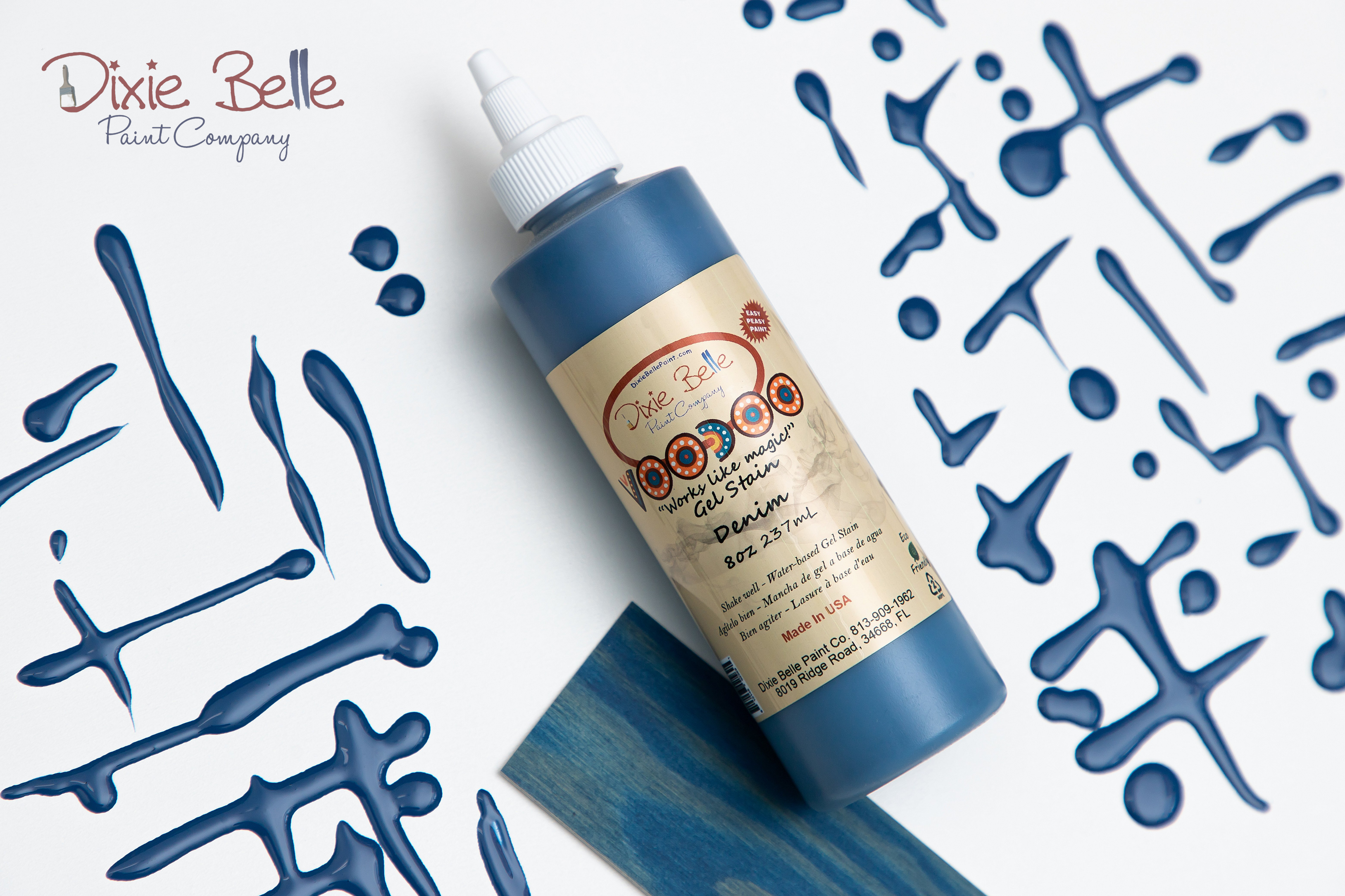 Voodoo Gel Stain - Dixie Belle Paint Company - waterbased stain - 8oz