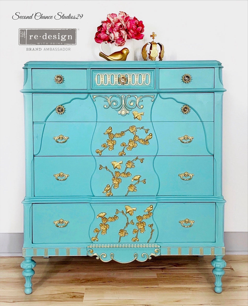 Salon De Le Belle Epoque | 6"x6" | Decor Moulds for Crafts | Redesign with Prima