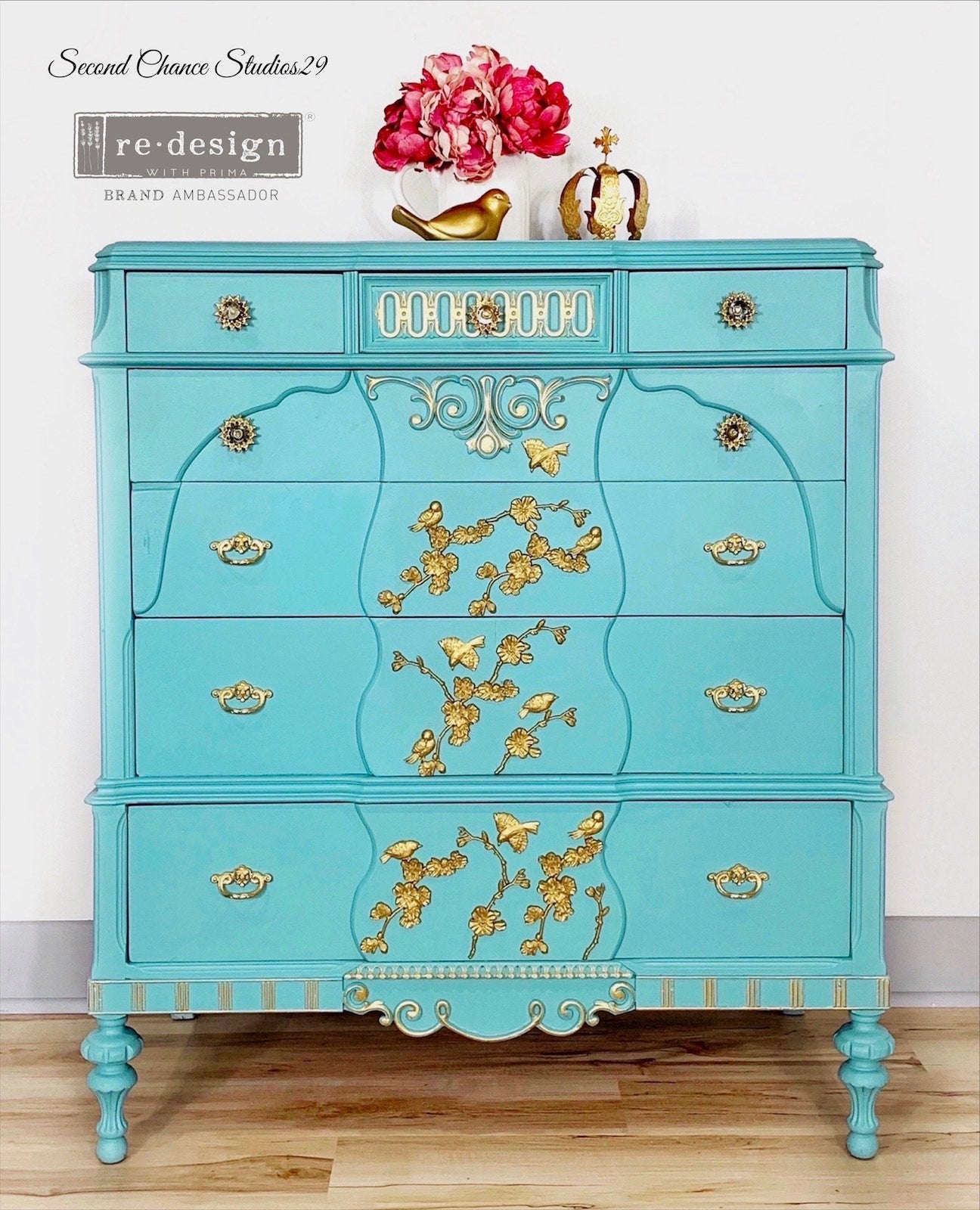 Salon De Le Belle Epoque | 6"x6" | Decor Moulds for Crafts | Redesign with Prima