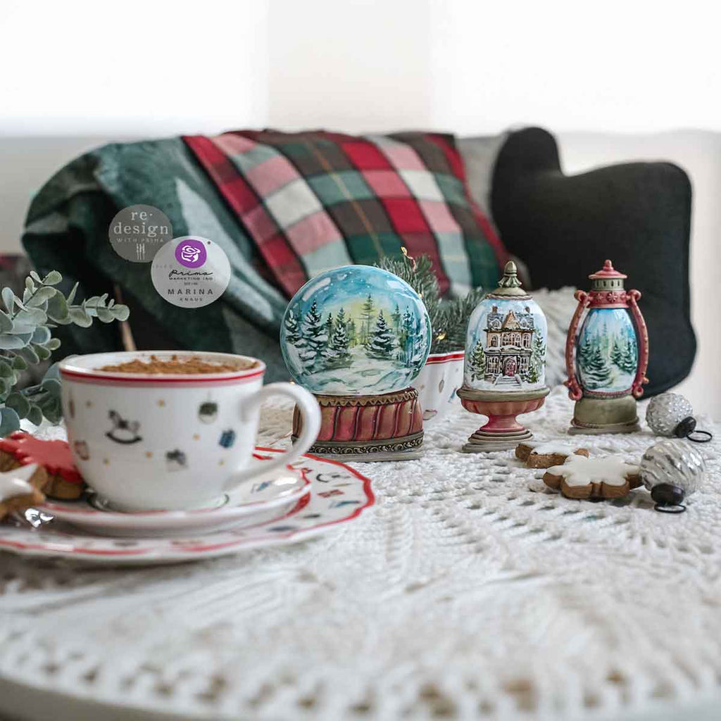 Glitter And Glow | 5"x10" | Decor Moulds for Crafts | Redesign with Prima