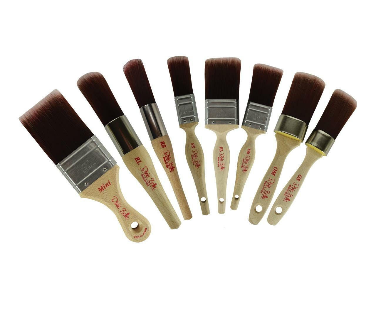 OVAL BRUSHES | Synthetic Brushes | Dixie Belle Paint | Furniture Paint | Arts & Crafts