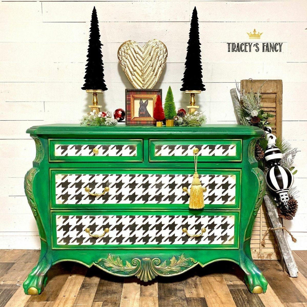 HOUNDSTOOTH | Stencil | Furniture | Arts & Crafts | Dixie Belle Paint