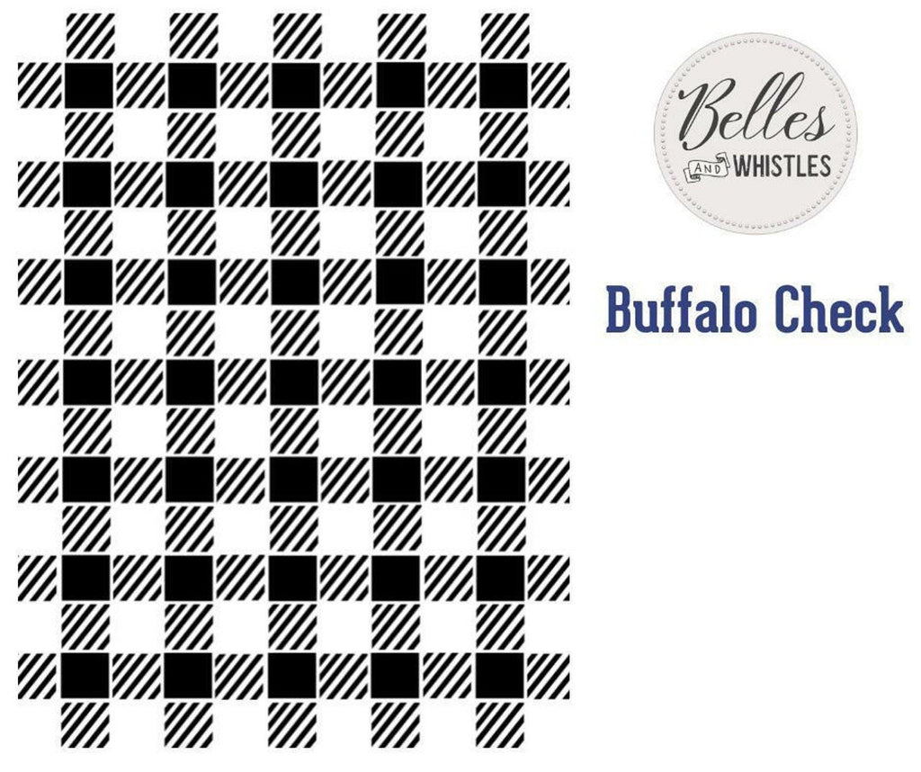 BUFFALO CHECK | Stencil | Furniture | Arts & Crafts | Dixie Belle Paint