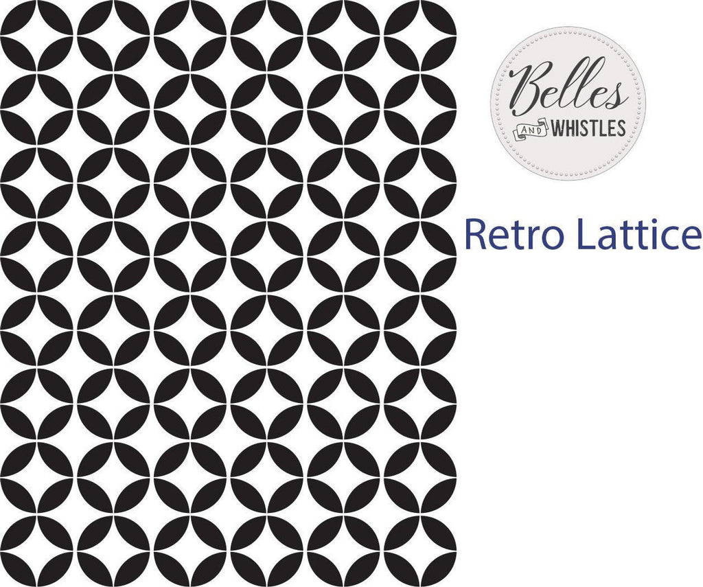 RETRO LATTICE | Stencil | Furniture | Arts & Crafts | Dixie Belle Paint