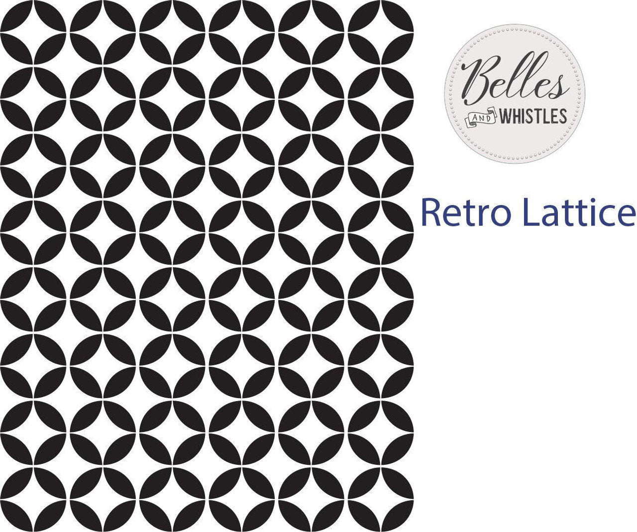RETRO LATTICE | Stencil | Furniture | Arts & Crafts | Dixie Belle Paint