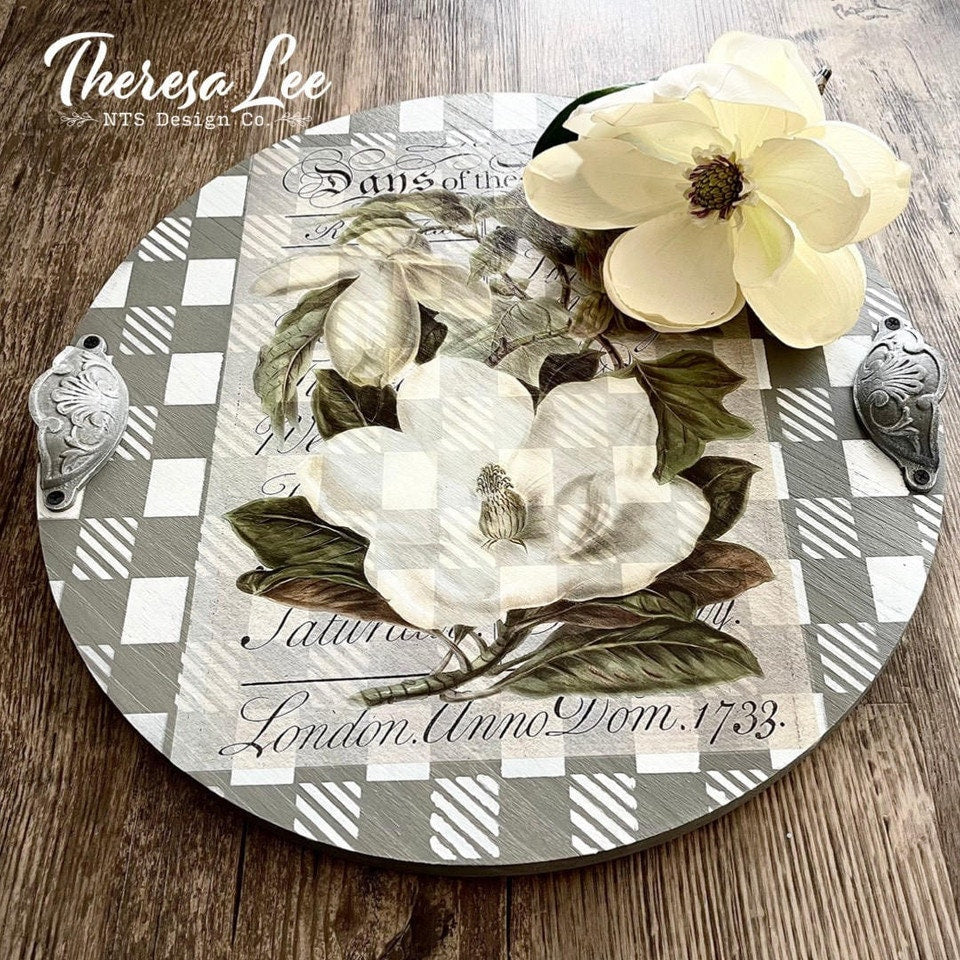 Whimsical Check Stencil Dixie Belle Paint