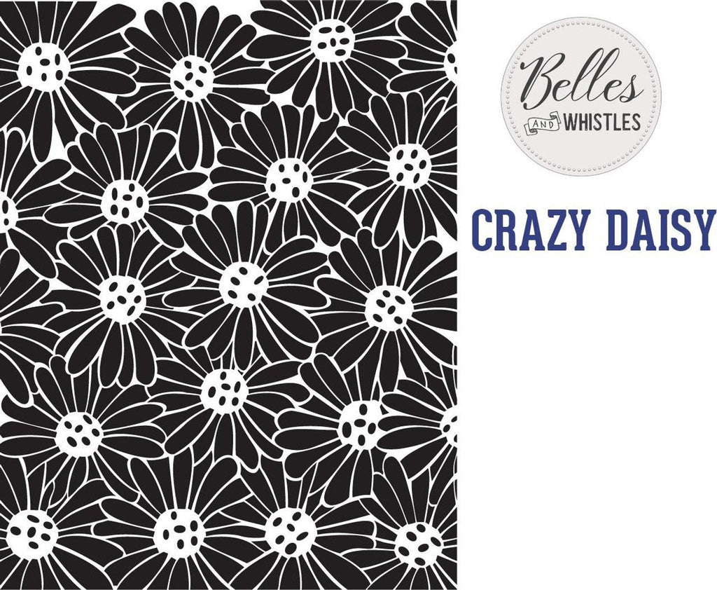 CRAZY DAISY | Stencil | Furniture | Arts & Crafts | Dixie Belle Paint