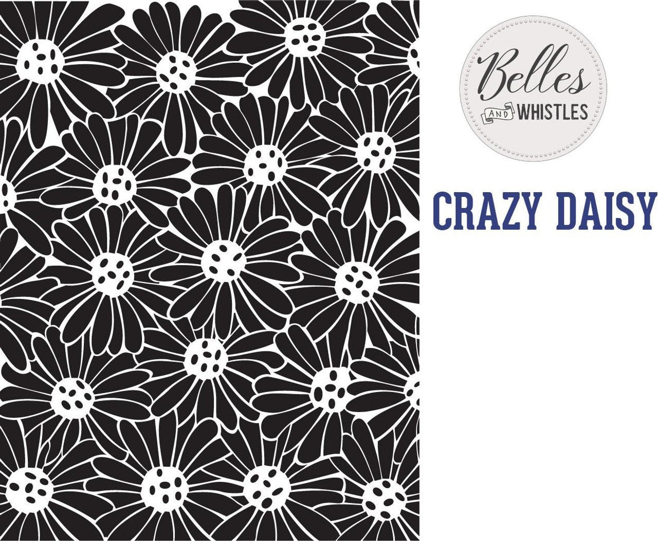 CRAZY DAISY | Stencil | Furniture | Arts & Crafts | Dixie Belle Paint