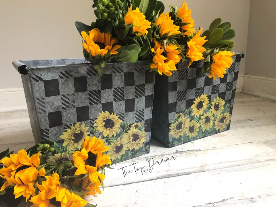BUFFALO CHECK | Stencil | Furniture | Arts & Crafts | Dixie Belle Paint