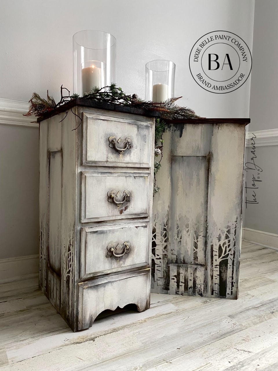 BIRCHWOOD | Stencil | Furniture | Arts & Crafts | Dixie Belle Paint