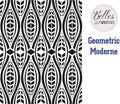 GEOMETRIC MODERNE | Stencil | Furniture | Arts & Crafts | Dixie Belle Paint Dixie Belle Paint