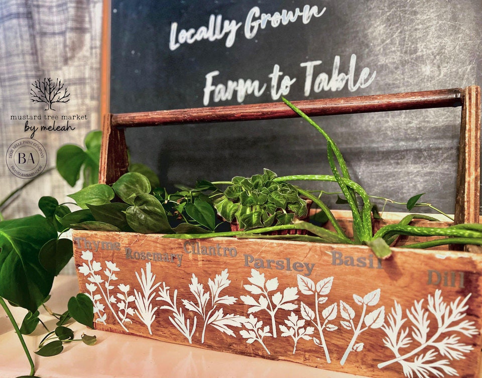 Locally Grown Stencil Dixie Belle Paint