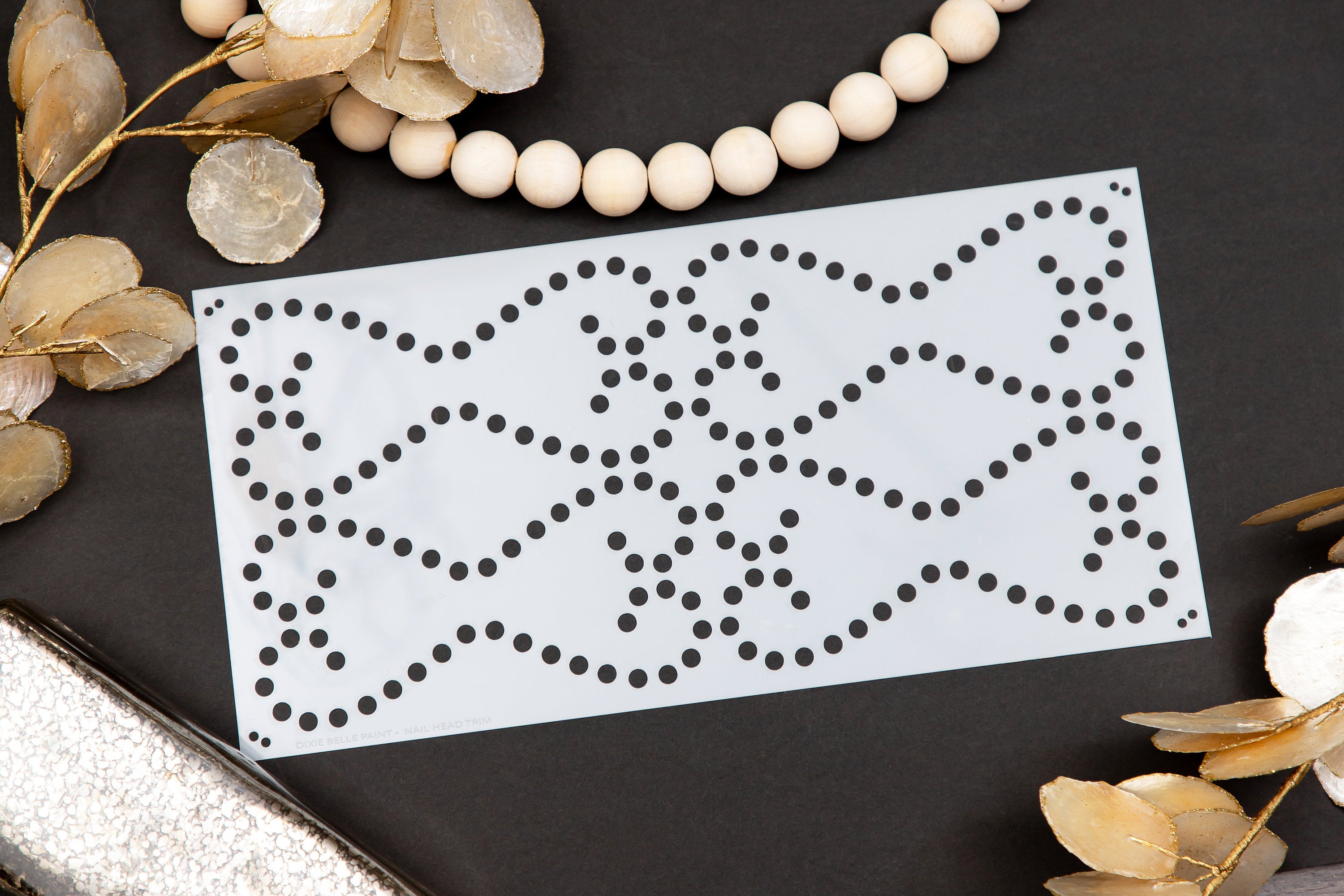 NAILHEAD TRIM | Stencil | Furniture | Arts & Crafts | Dixie Belle Paint