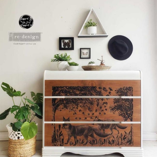 FOX MEADOWS - decor transfers Redesign with Prima - total sheet size 24X35, 2 sheets