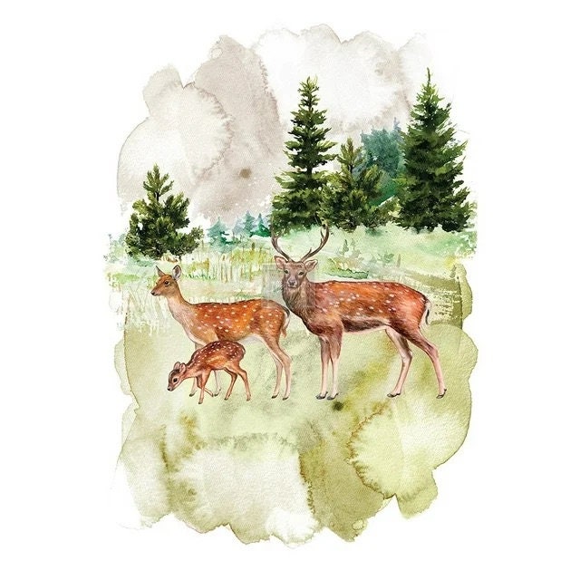Fauna size 23" x 34" - Redesign Décor Transfers®