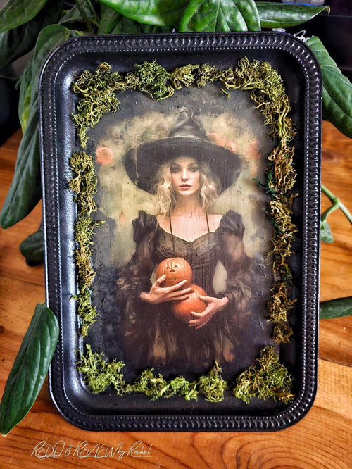 Charm & Chaos | 21”x29” | Large Decoupage Tissue Paper | Whimsykel Designs | Halloween Collage Whimsykel