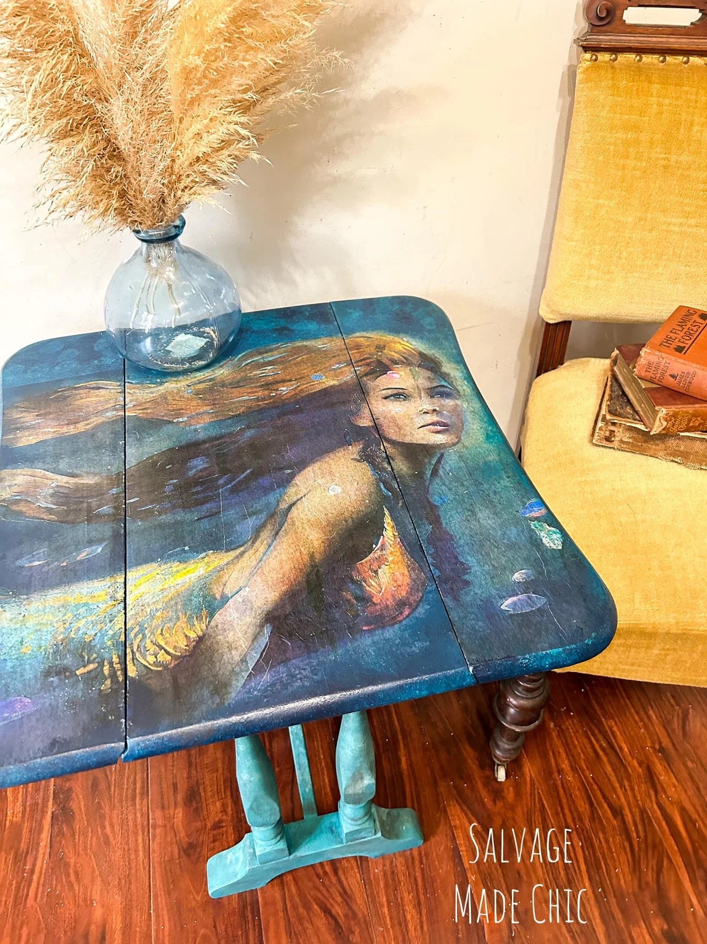 ARISTA: MYSTICAL MERMAID | Large Decoupage Tissue Paper for Furniture | Arts & Crafts | 21x29 | Whimsykel Designs