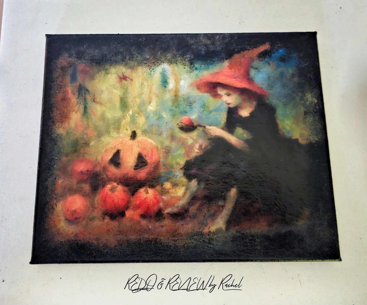 Charm & Chaos Large Decoupage Tissue Paper for Furniture 21x29 Whimsykel Designs Halloween Collage