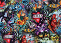 VINTAGE TATTOO | Retired | A1 Rice Decoupage Paper | For Furniture | Crafts | Art | Dixie Belle Paint Dixie Belle Paint