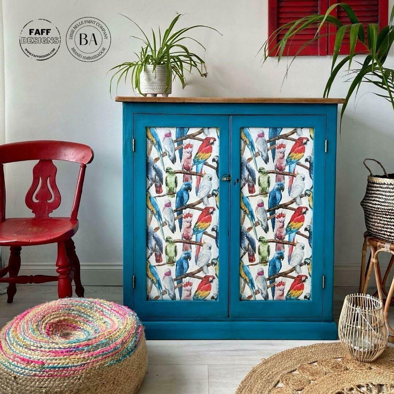 BIRDS | Retired | Rice Decoupage Paper - Dixie Belle Paint