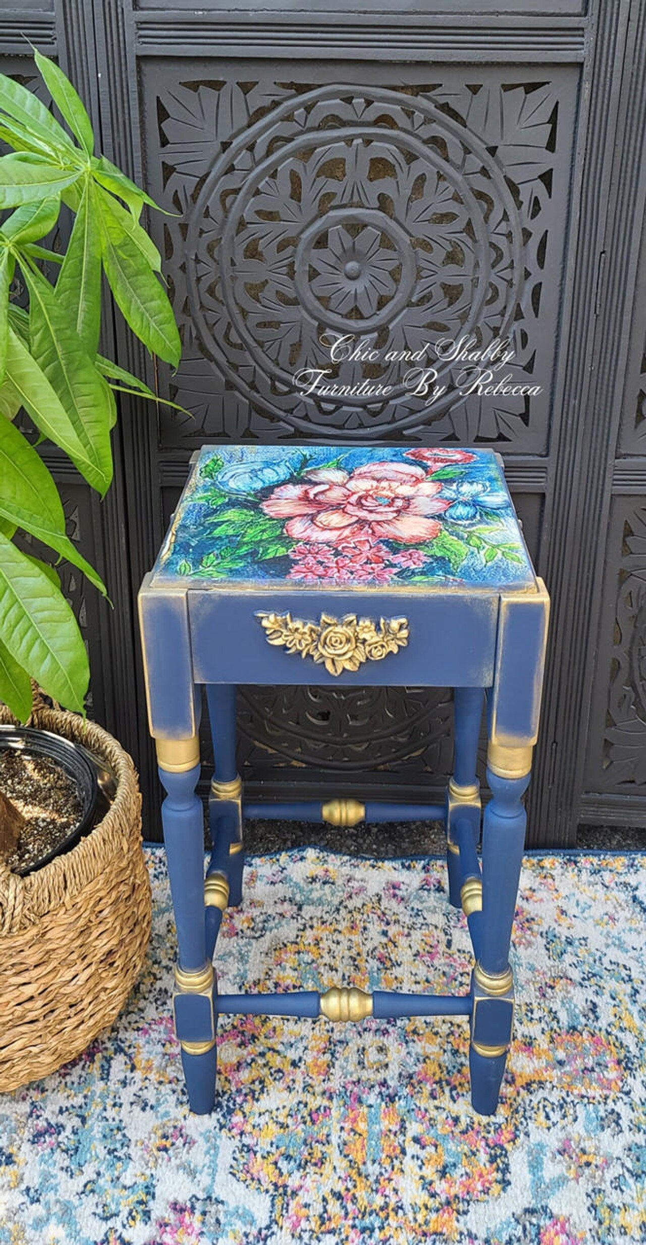 BLOOMING PARCHMENT | Retired | A3- 11.7 x 16.54 inches | Rice Decoupage Paper | Furniture | Crafts | Art