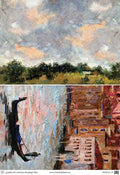GONDOLA AND LANDSCAPE | Retired | A1 Rice Decoupage Paper | For Furniture | Crafts | Art | Dixie Belle Paint Dixie Belle Paint
