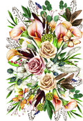 SAVI'S BOUQUET | Large Transfer | Dixie Belle Paint Dixie Belle Paint