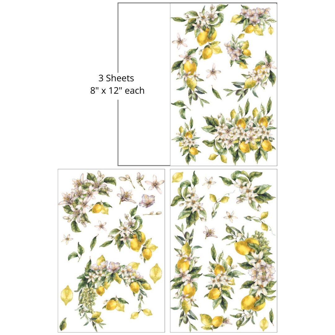 LEMON ZEST | Mid Transfer | Dixie Belle Paint | Lemons and Stems