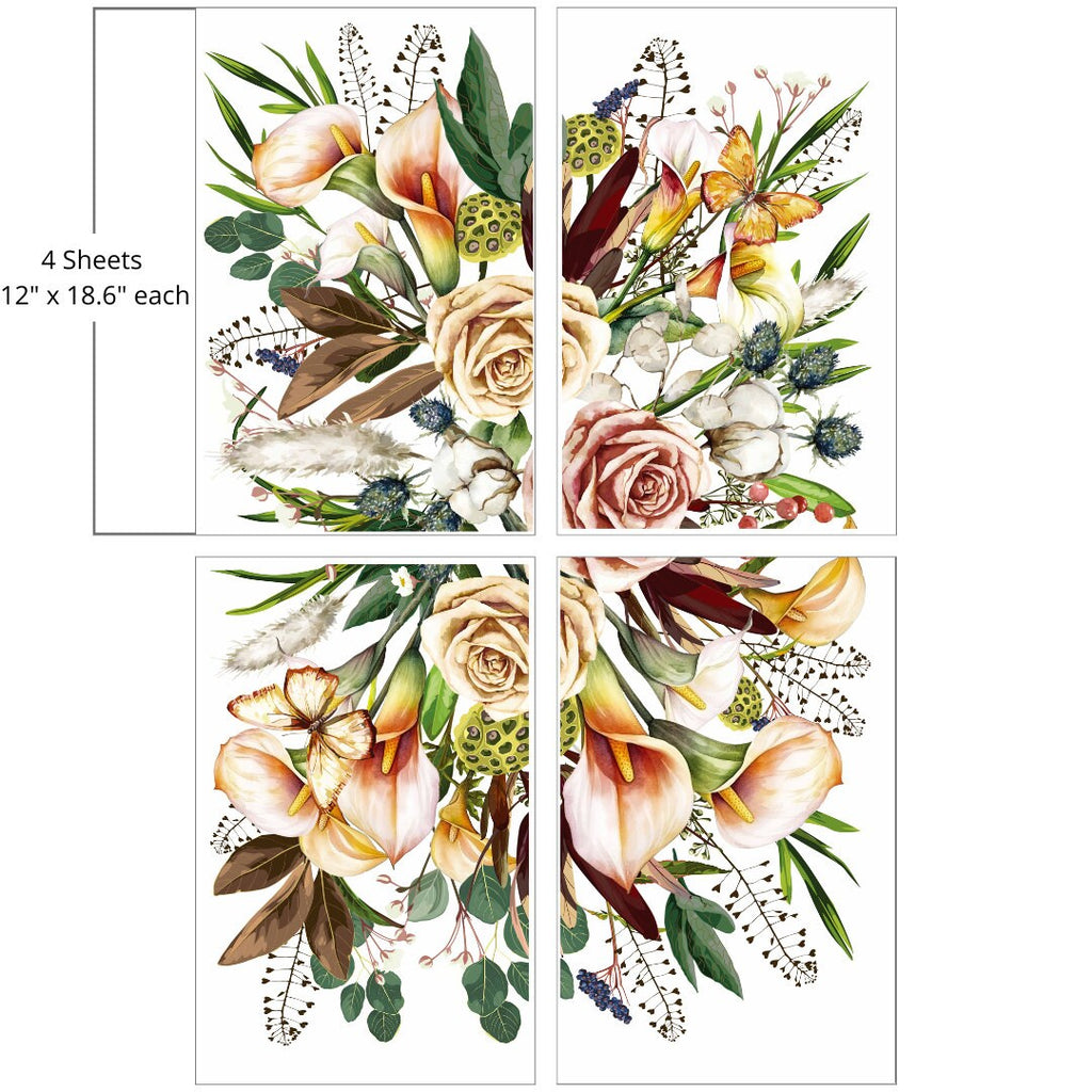 SAVI'S BOUQUET | Large Transfer | Dixie Belle Paint