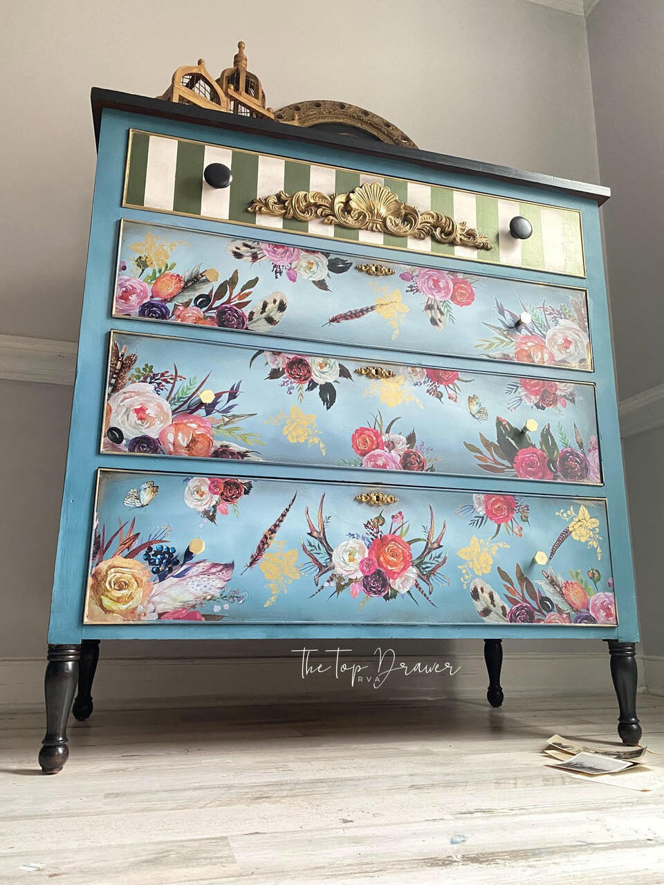 FLOWER CHILD | Transfer | Retired | 4 Sheets | Dixie Belle Paint boho florals