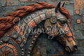 IRON HORSE | Large Decoupage Tissue Paper for Furniture | Arts & Crafts | 21x29 | Whimsykel Designs