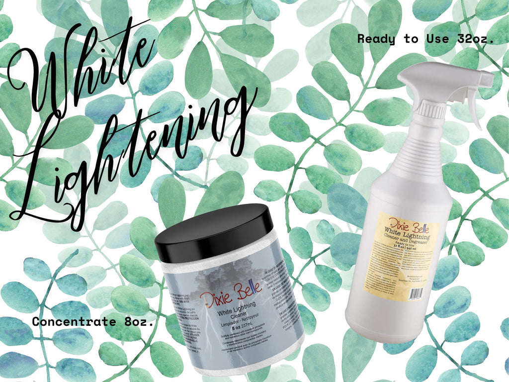 White Lightning Cleaner - Dixie Belle Chalk Paint - TSP (non-lathering) furniture cleaner!