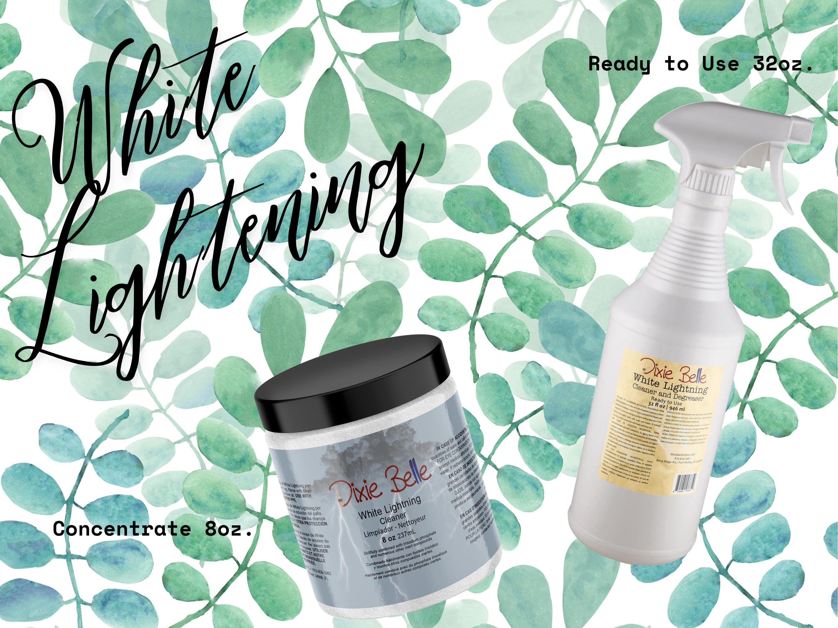 White Lightning Cleaner - Dixie Belle Chalk Paint - TSP (non-lathering) furniture cleaner!