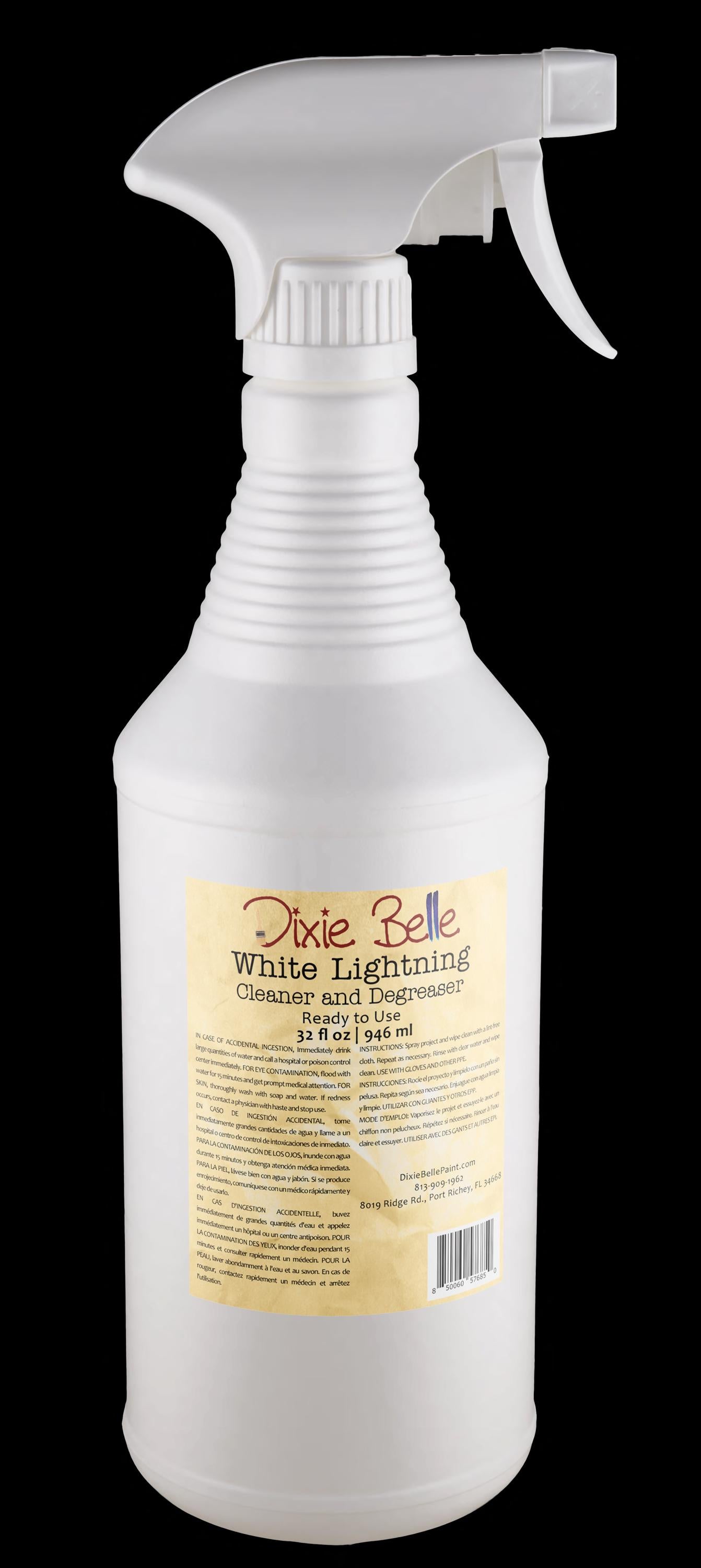 White Lightning Cleaner - Dixie Belle Chalk Paint - TSP (non-lathering) furniture cleaner!