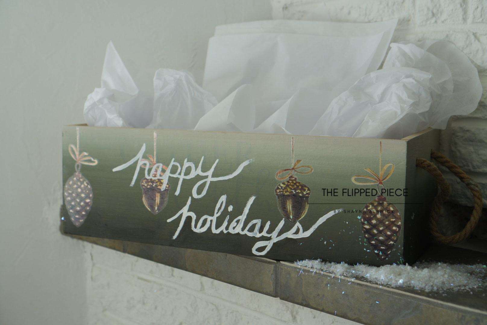 HOLIDAY HOLOGRAM | Water Slide Transfer | Dixie Belle Paint Company | 4 separate sheets of Christmas/holdiay trees and pine cones