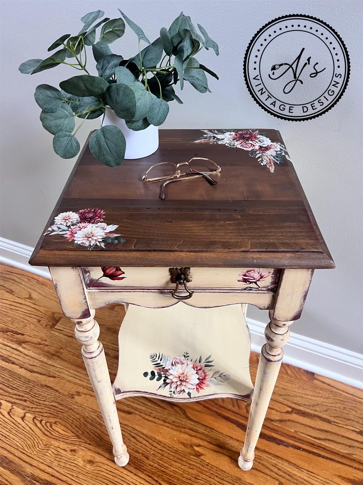 Autumn Morning - Mid Transfer Dixie Belle Paint Company - 3 separate sheets of rich autumn florals