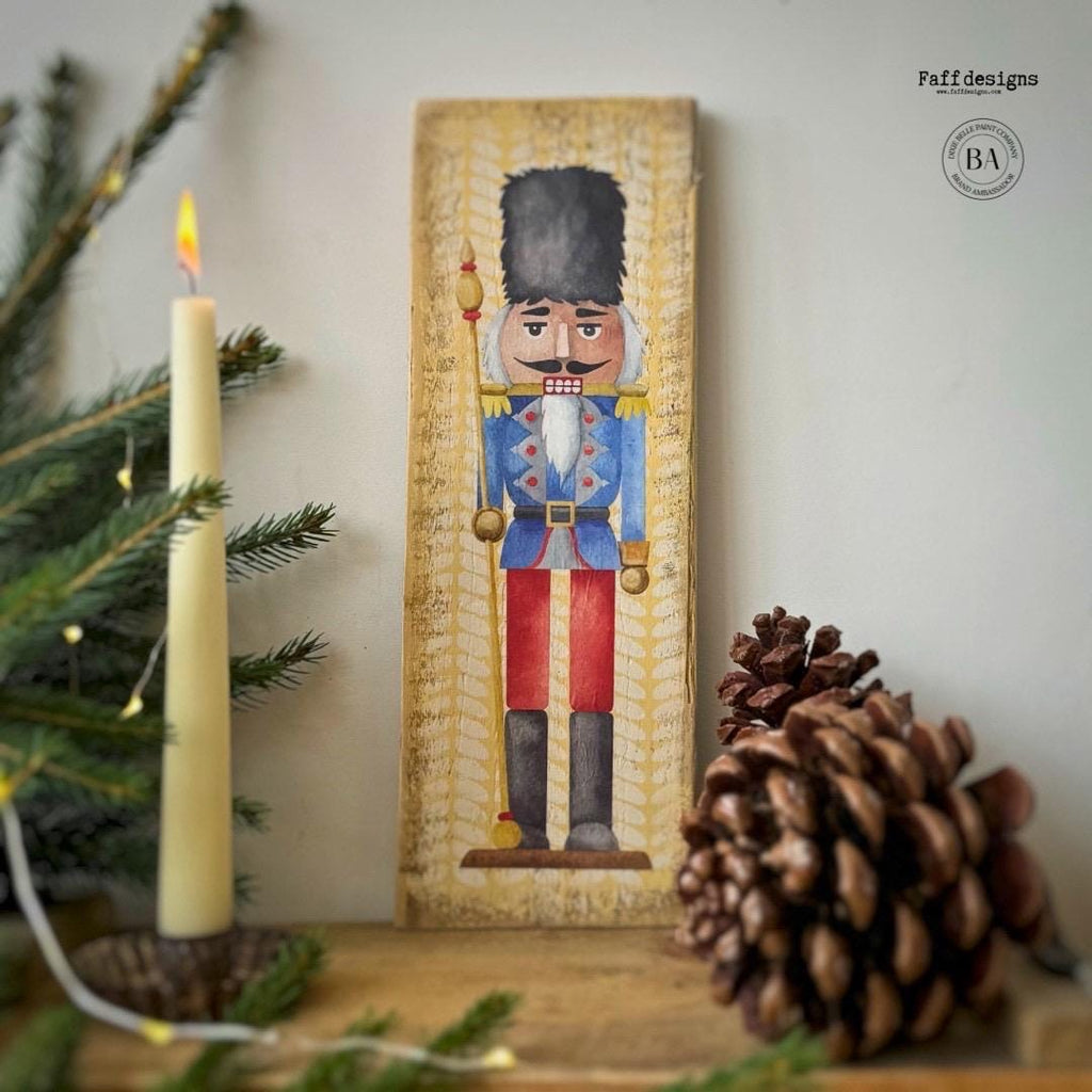 Nutcracker | Retired | Small Transfer | Dixie Belle Paint Company | 4 separate sheets of nutcrackers perfect for small decor projects