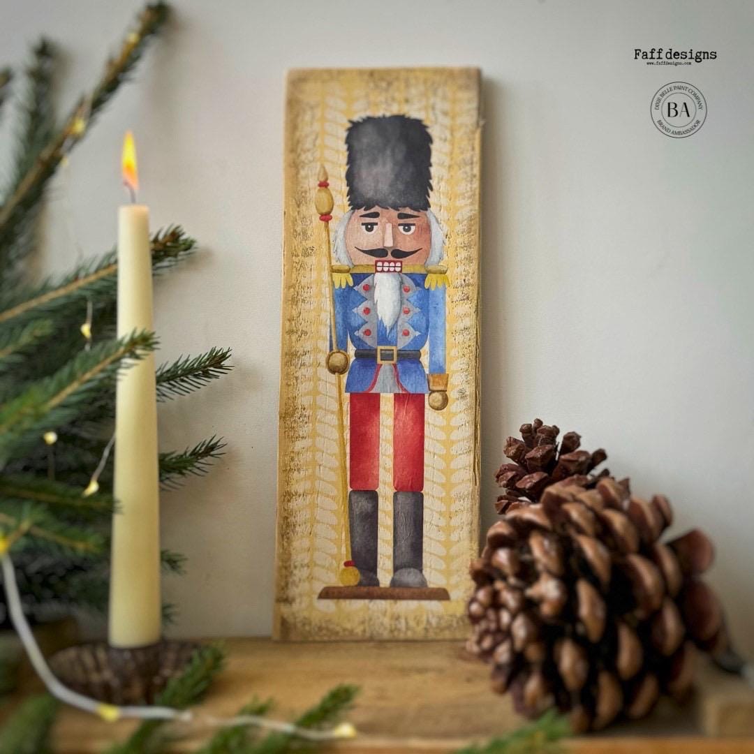 Nutcracker | Retired | Small Transfer | Dixie Belle Paint Company | 4 separate sheets of nutcrackers perfect for small decor projects