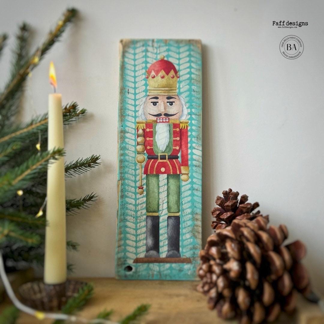 Nutcracker | Retired | Small Transfer | Dixie Belle Paint Company | 4 separate sheets of nutcrackers perfect for small decor projects