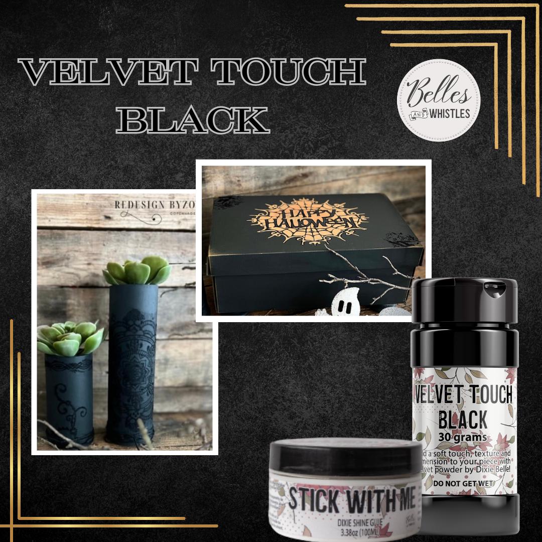 VELVET TOUCH (30 grams) | Dixie Belle Paint Company | Furniture Paint - Create A Velvety Stencil With Top Coat Or Stick With Me!