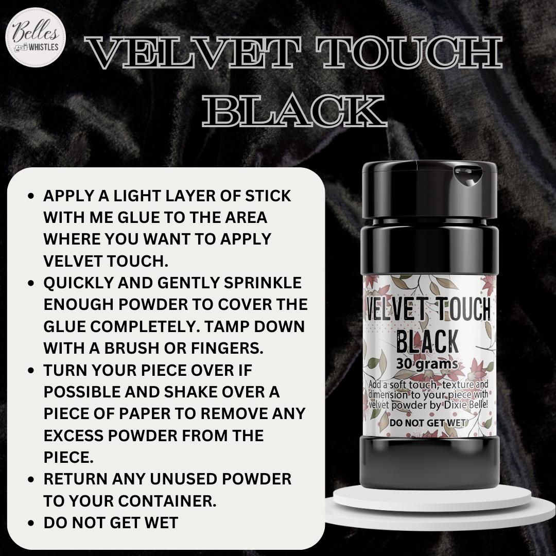 VELVET TOUCH (30 grams) | Dixie Belle Paint Company | Furniture Paint - Create A Velvety Stencil With Top Coat Or Stick With Me!