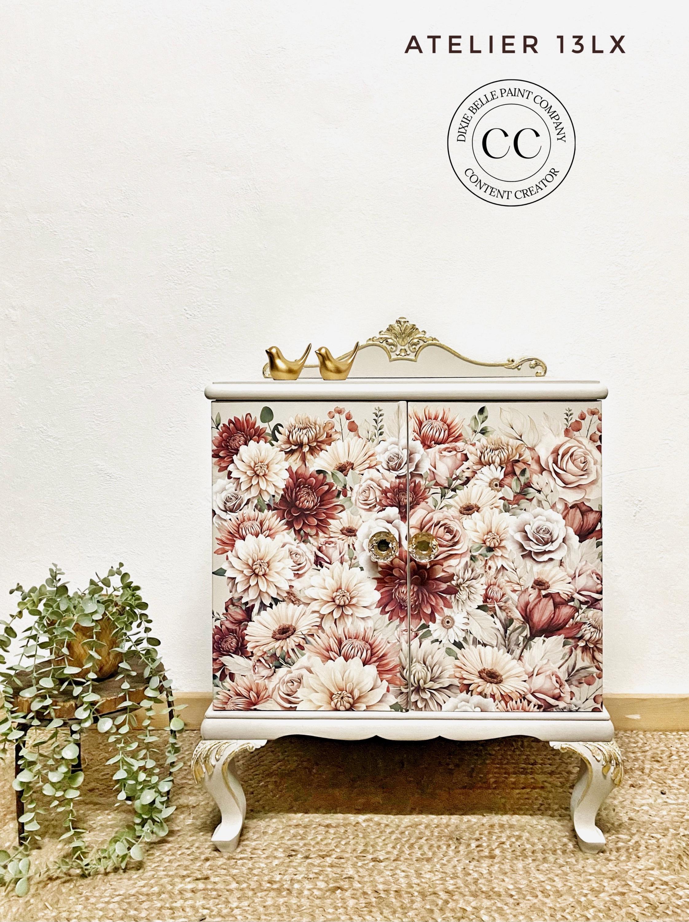 AUTUMN HARVEST | Large Transfer | Dixie Belle Paint Company | 4 sheets of autumn florals