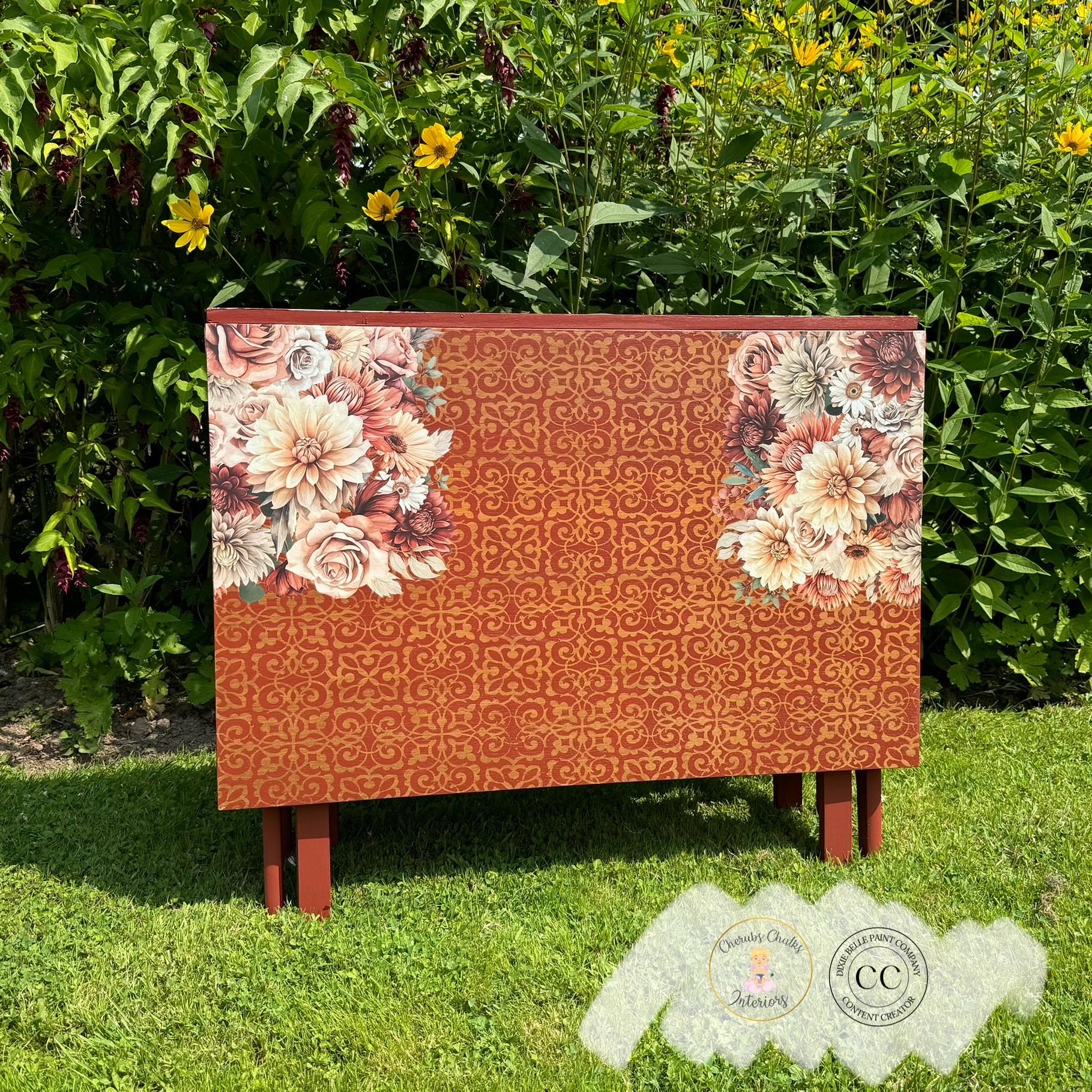AUTUMN HARVEST | Large Transfer | Dixie Belle Paint Company | 4 sheets of autumn florals