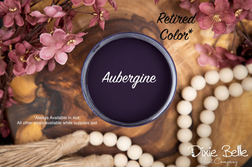 Aubergine (dark eggplant) - Chalk Paint - Dixie Belle Paint (4 sizes) Dixie Belle Paint
