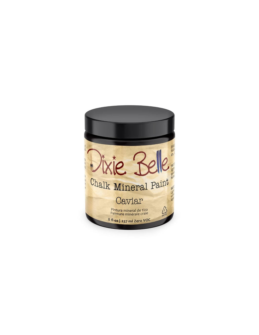 Caviar (true black) - Chalk Paint - Dixie Belle Paint (4 sizes) Dixie Belle Paint
